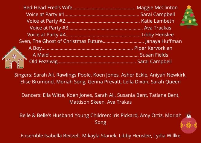 Cast List: A Seussified Christmas Carol – Community Theatre of Greensboro